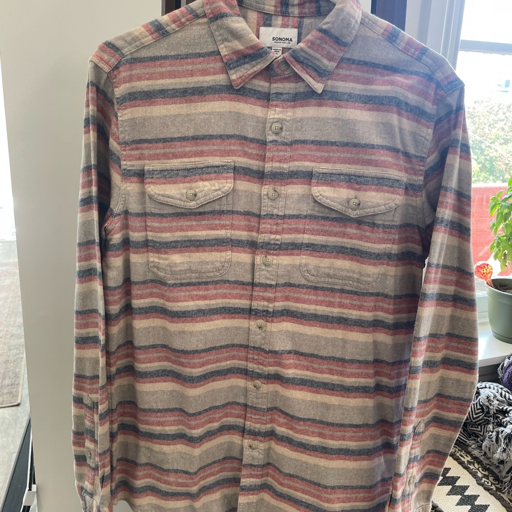 Sonoma Men’s Flannel Button-down